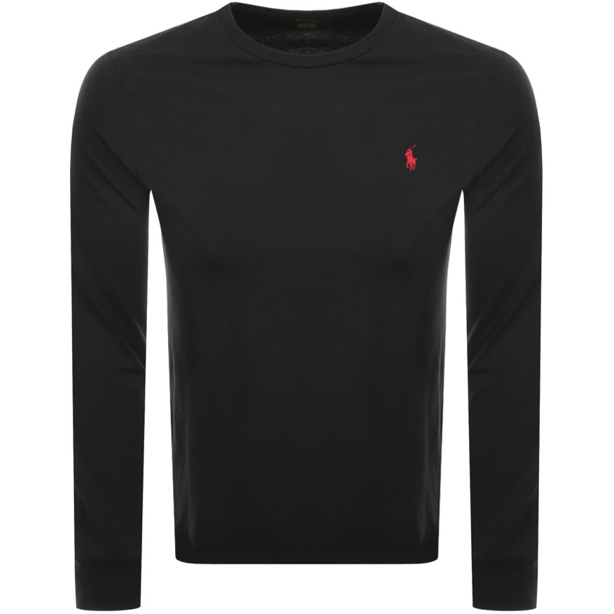 Alternative Image for ProductRalph Lauren Long Sleeved T Shirt Black1